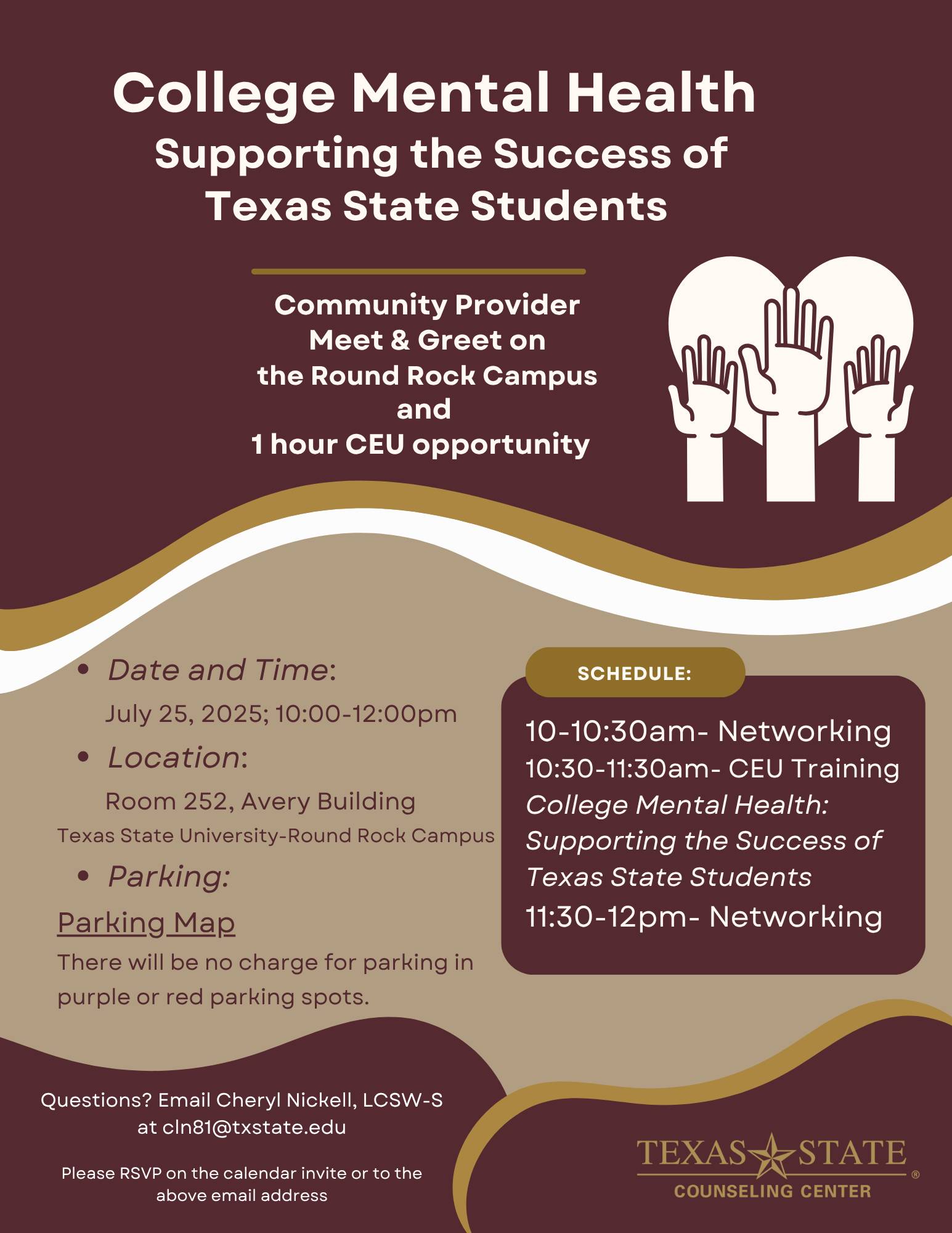 Community Provider Meet and Greet Event Flyer