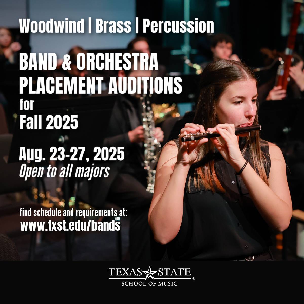 Fall 2025 Ensemble Audition Info