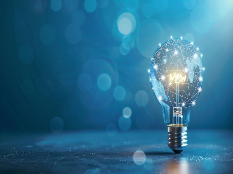 AI generated lightbulb