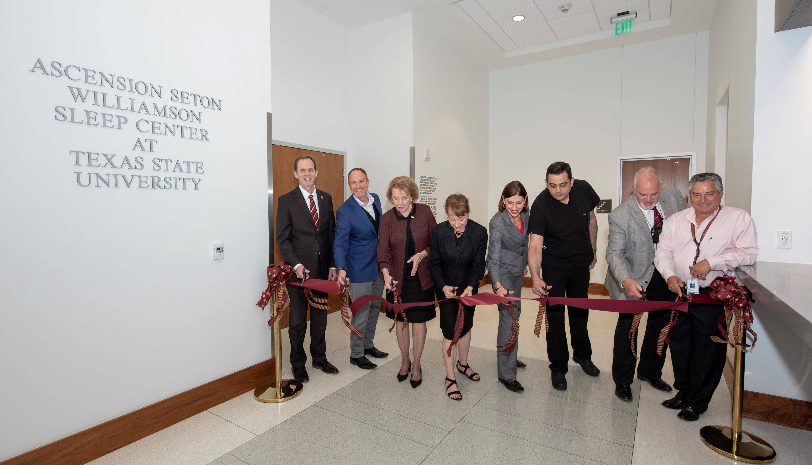Sleep Center ribbon cutting