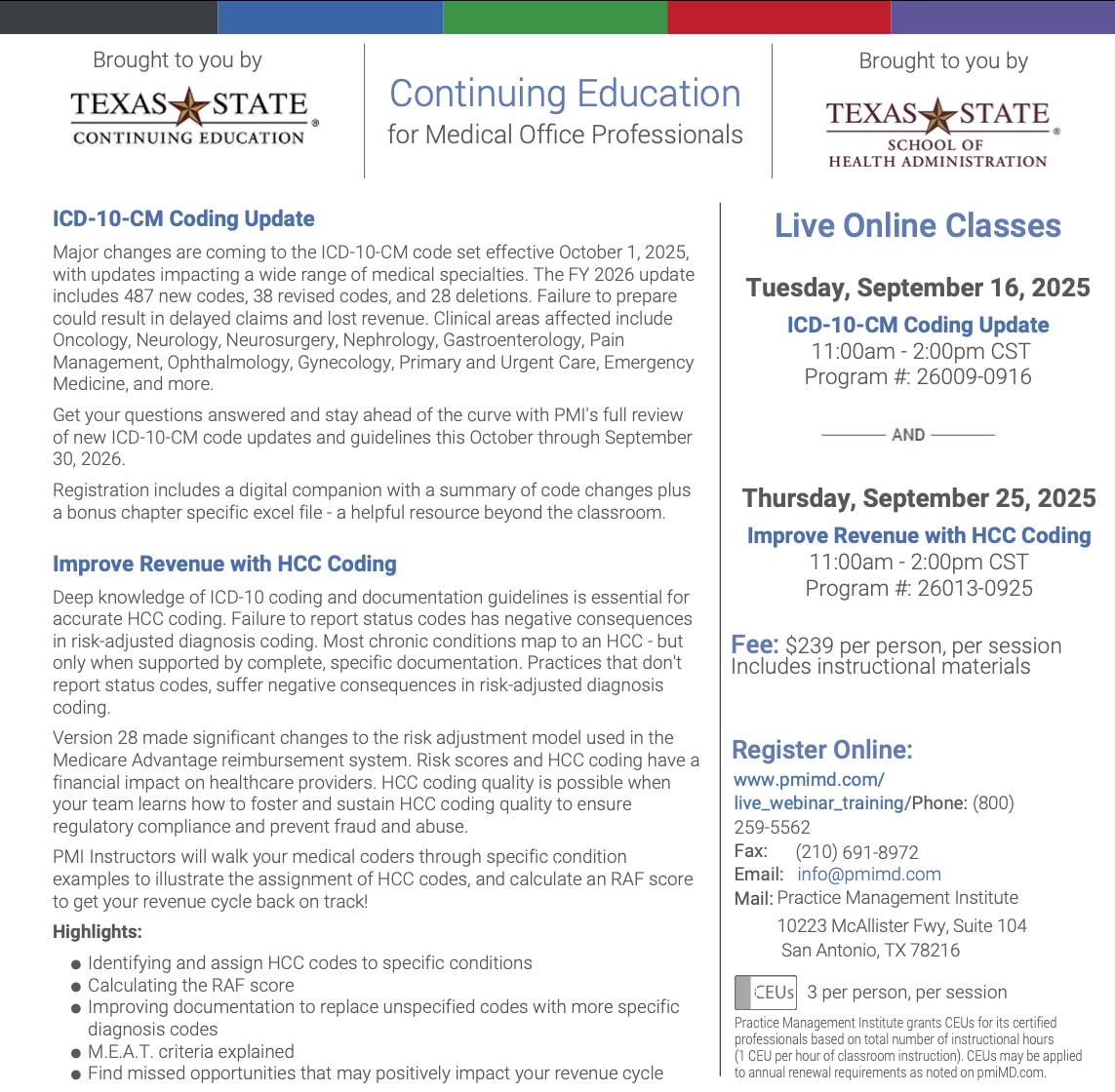 flyer with text
