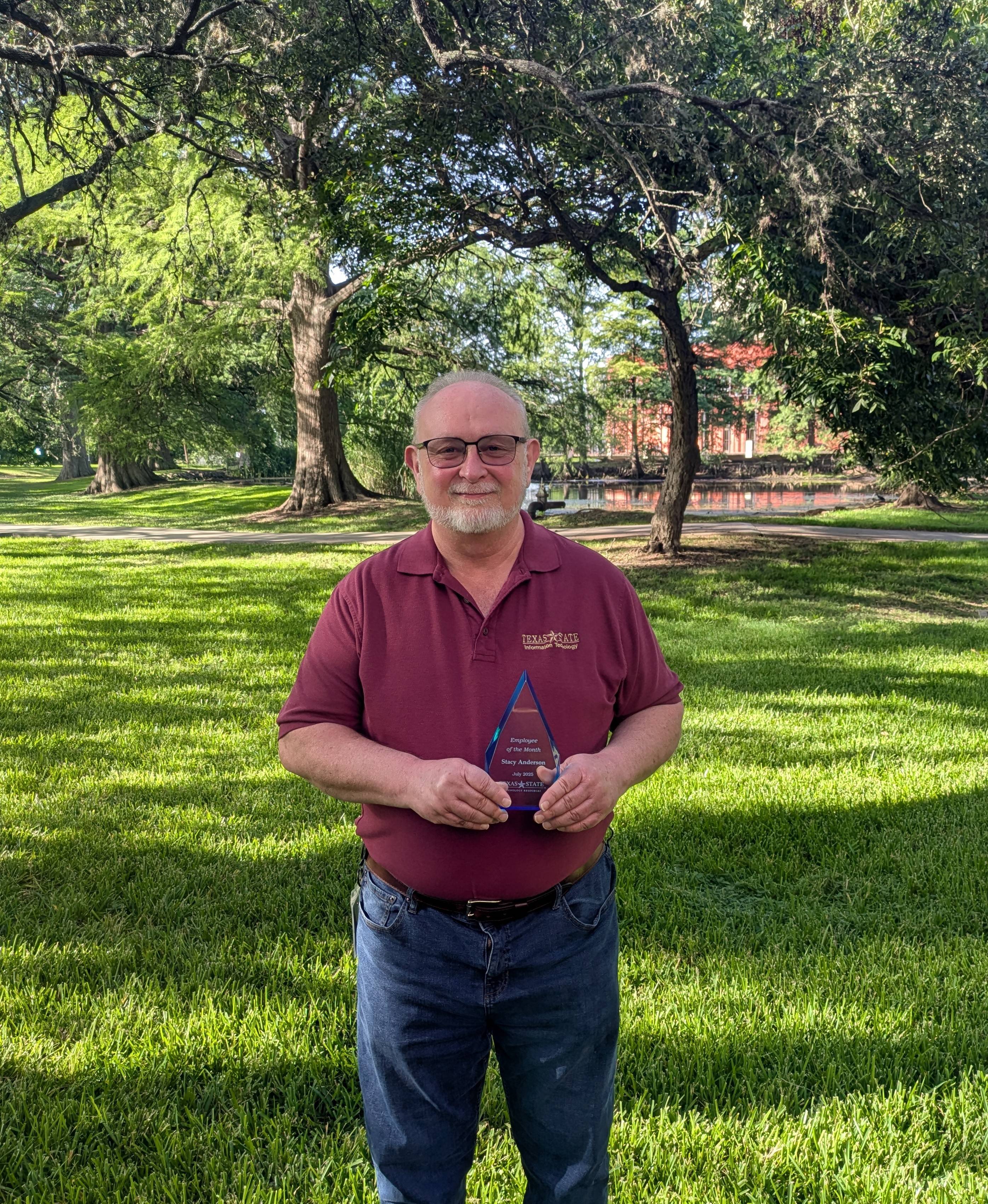 Stacy Anderson Award and head shot