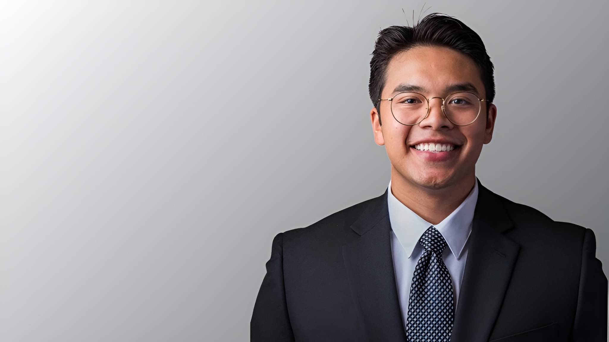 business professional smiling at smile