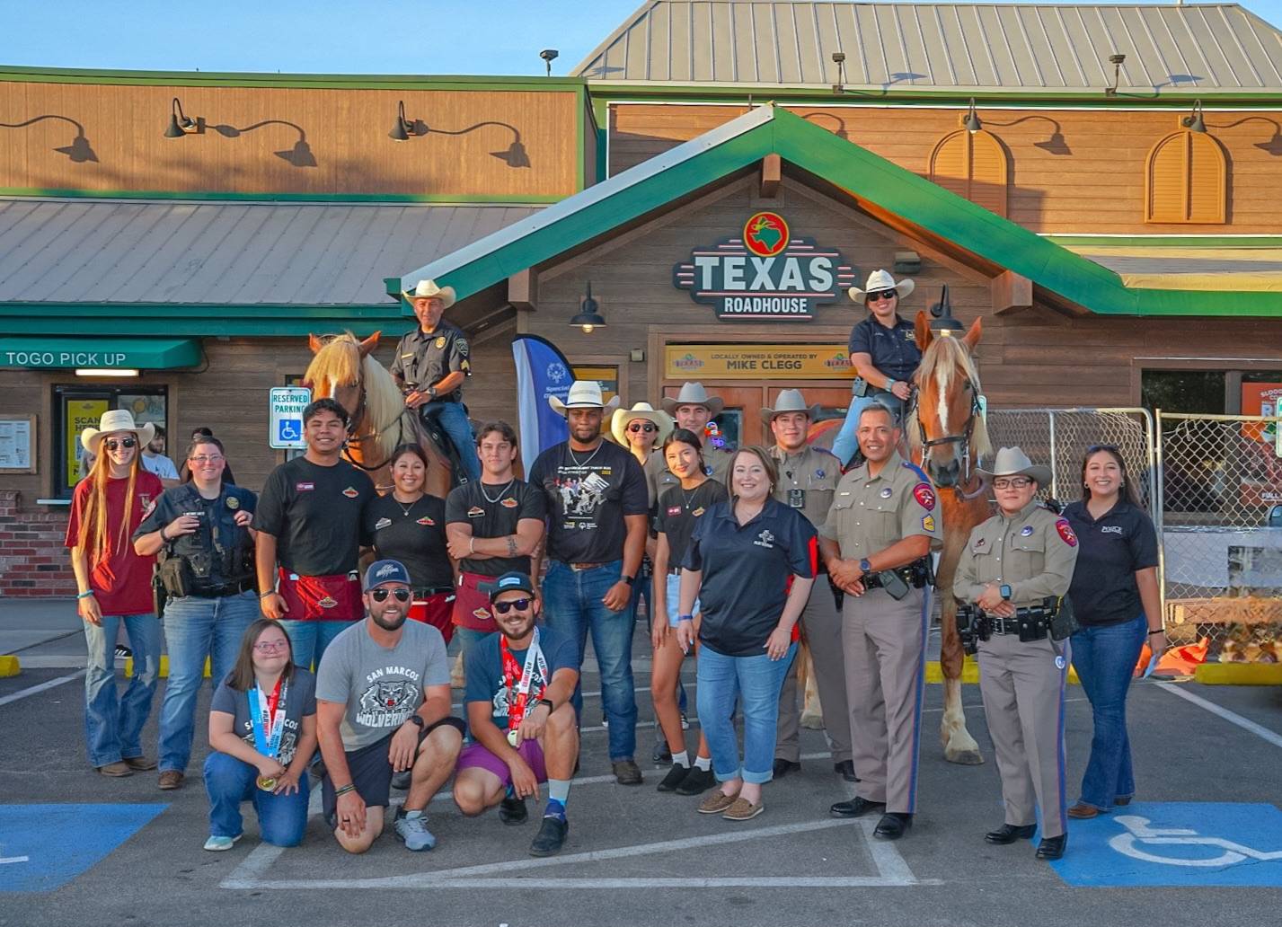UPD with students on the quad
