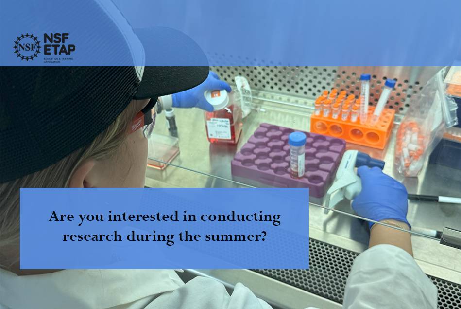 NSF REU ETAP image