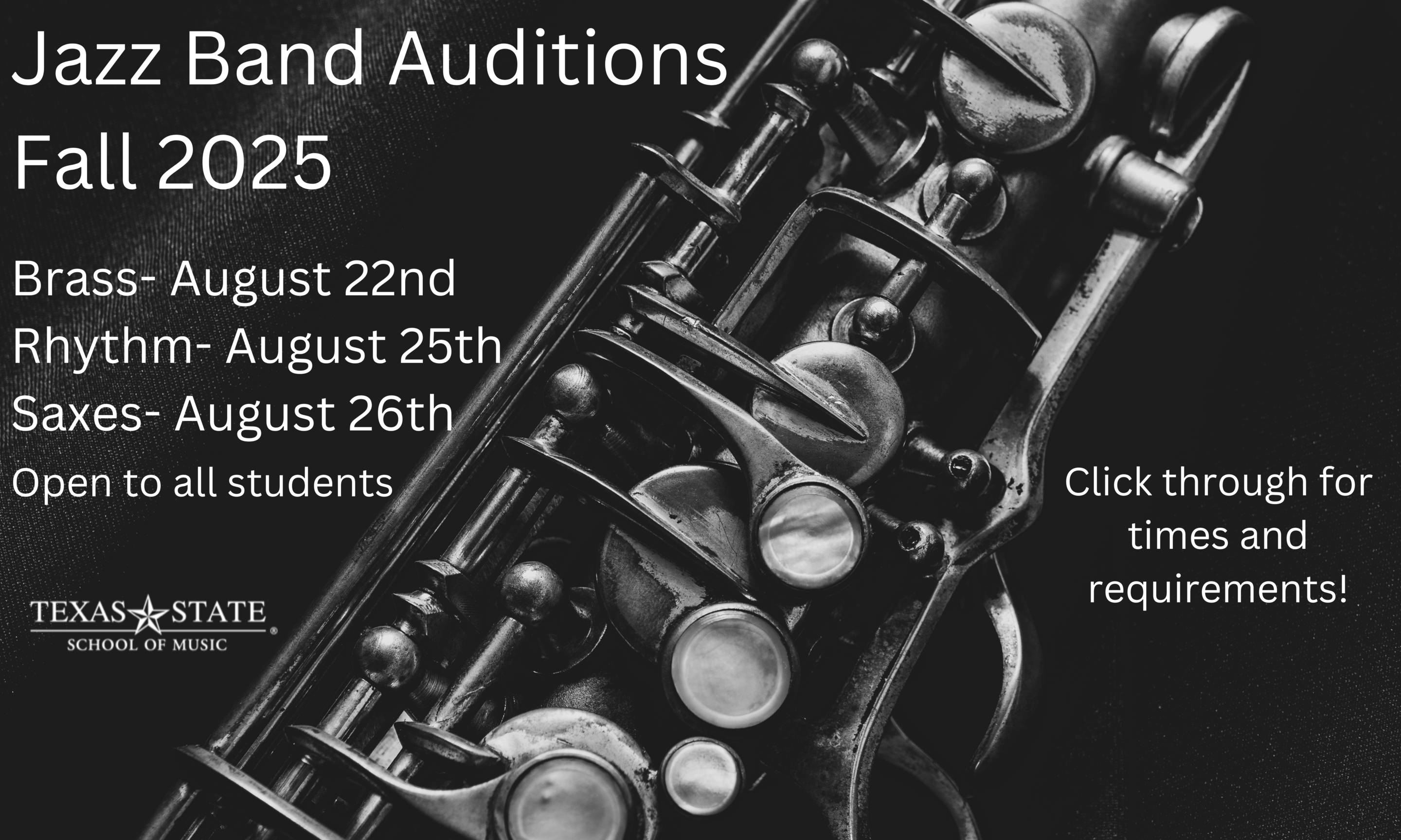 Audition poster