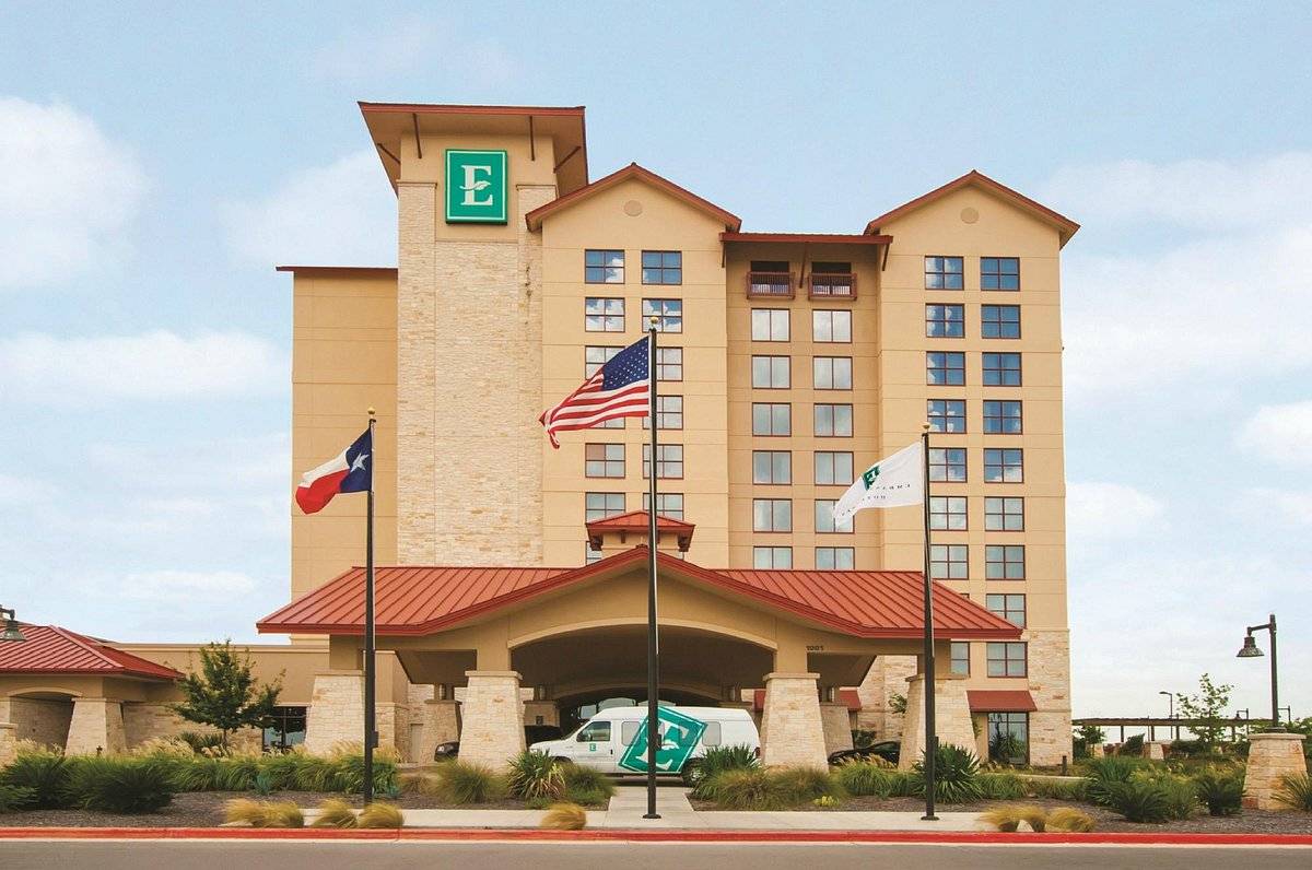 Exterior of the San Marcos Embassy Suites