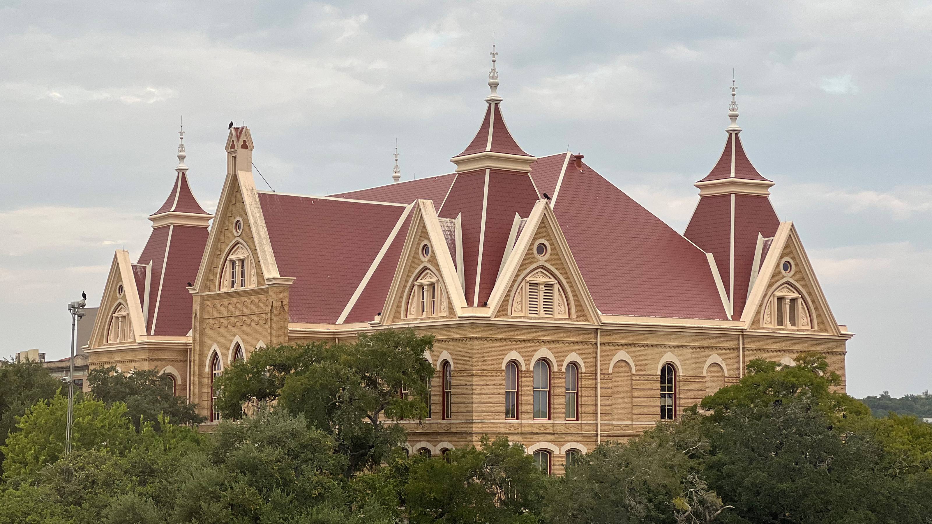Old Main building at Texas State University