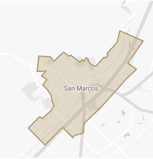 Map of drop-off limits