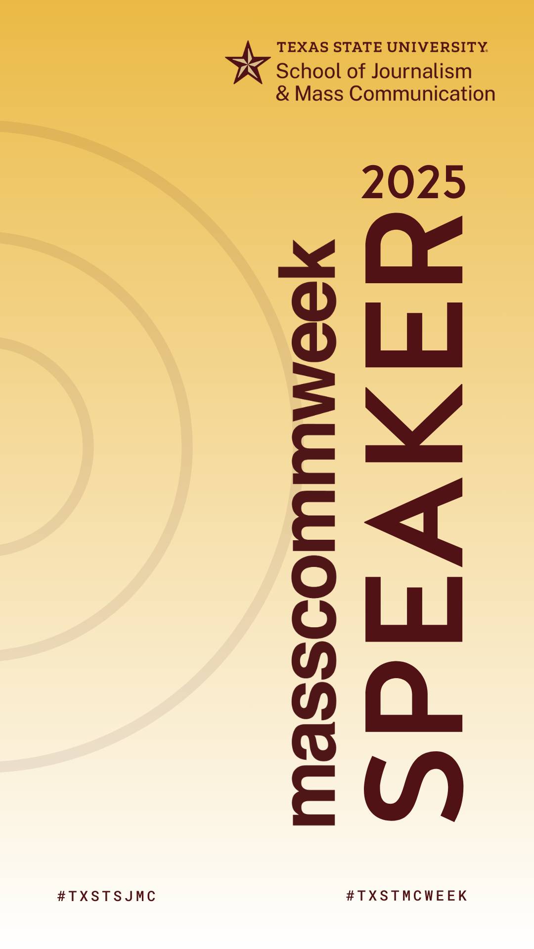 Mass Comm Week Speaker Post Template