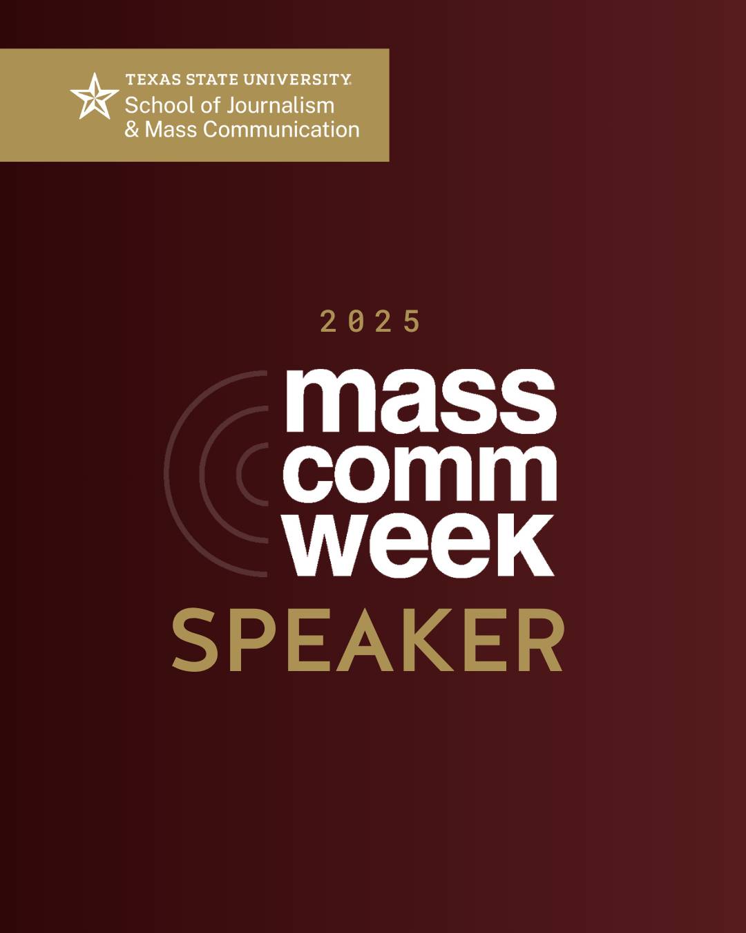 Mass Comm Week Speaker Post Template