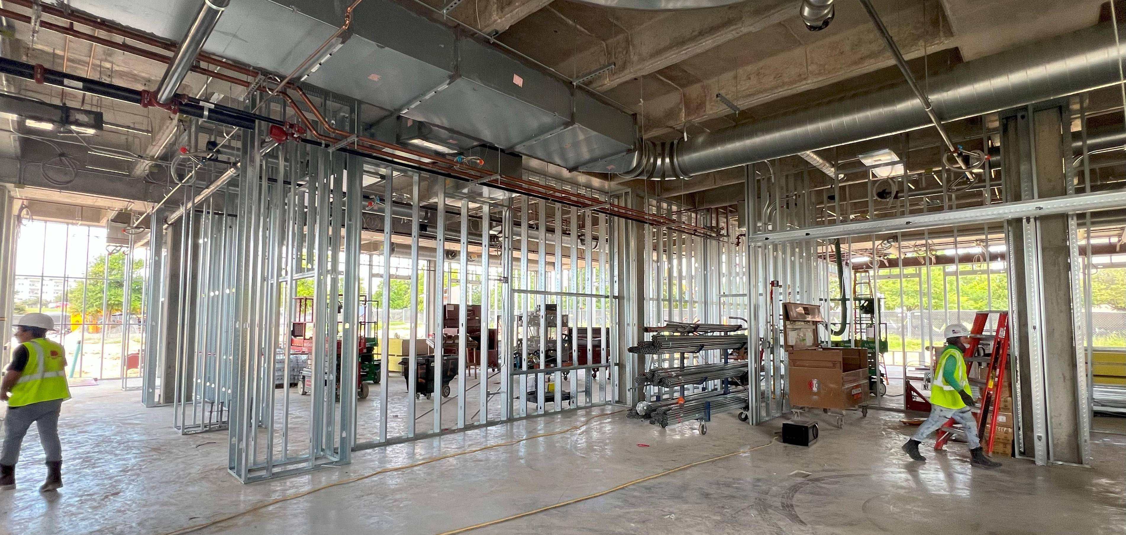 Esperanza Hall - Level 1 Framing/Rough-In - August 2025