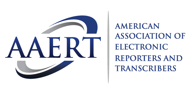 logo in grey and blue for AAERT