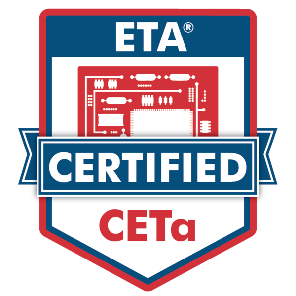 logo in red and blue for ETA/CETa