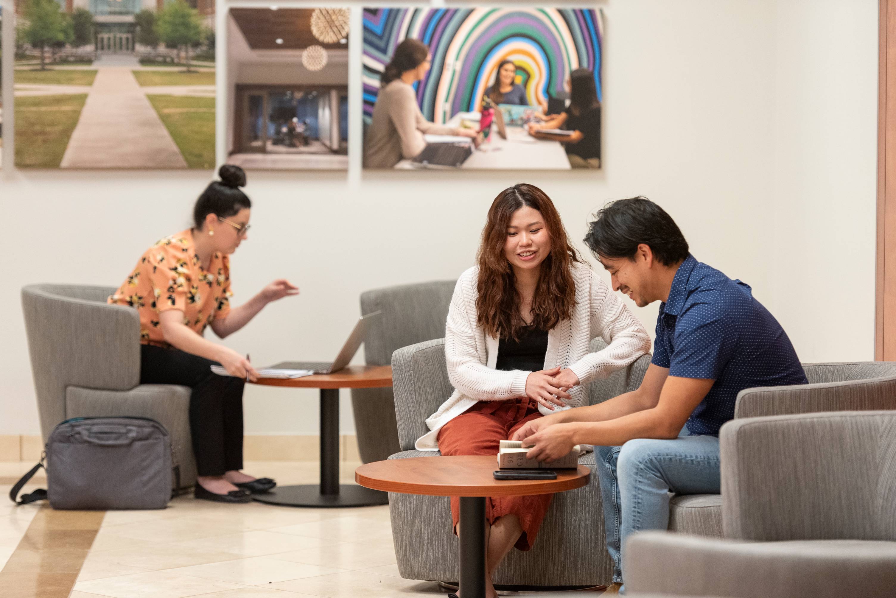 Students sitting