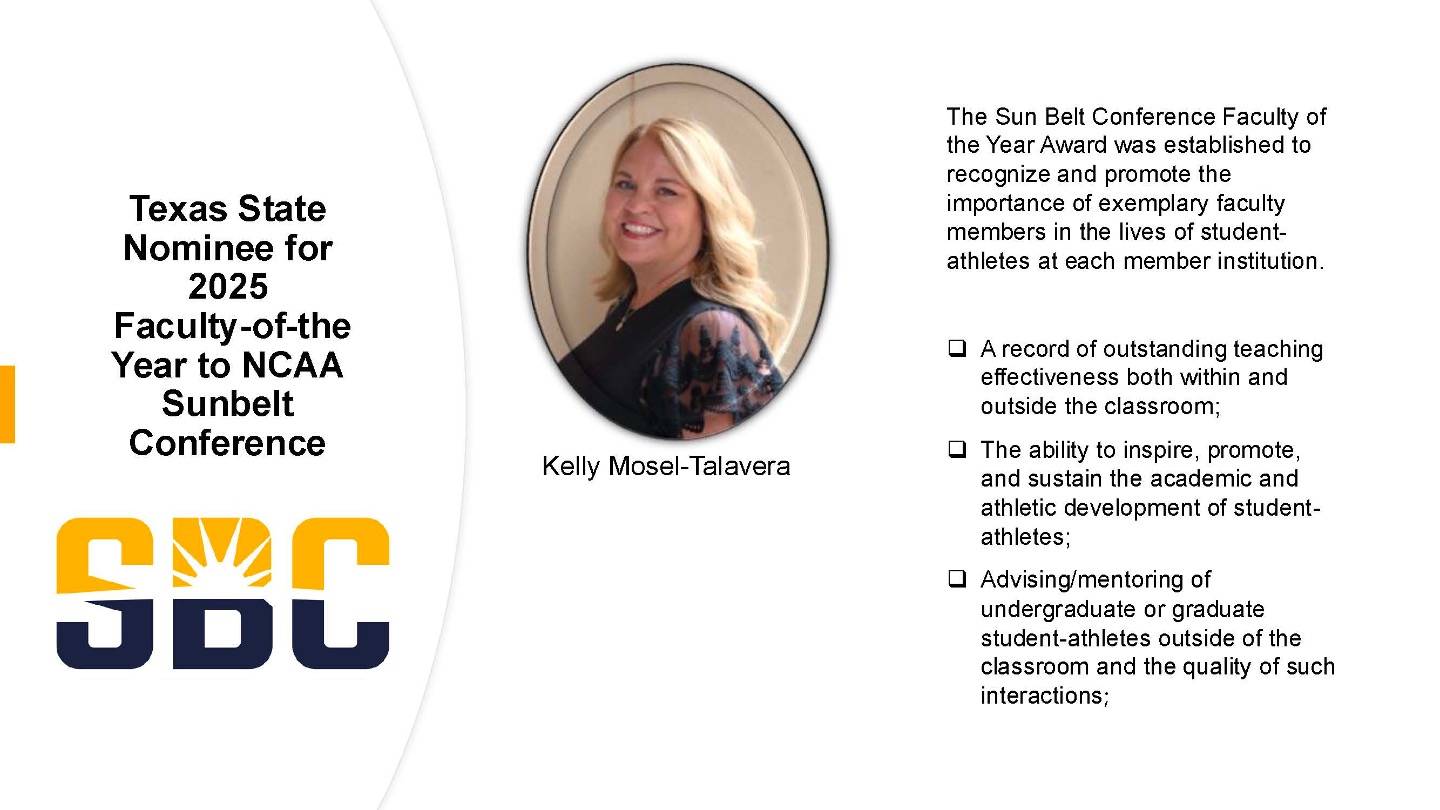 a slide of Kelly Mosel Talavera