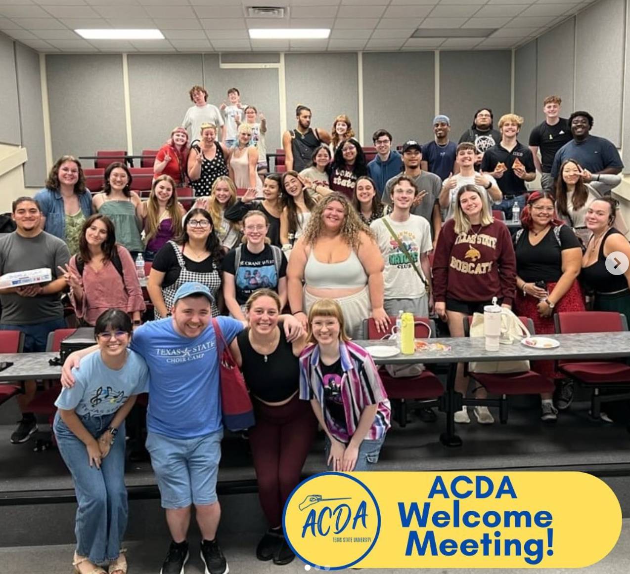Group of Students in rm. 214 from Welcome Meeting
