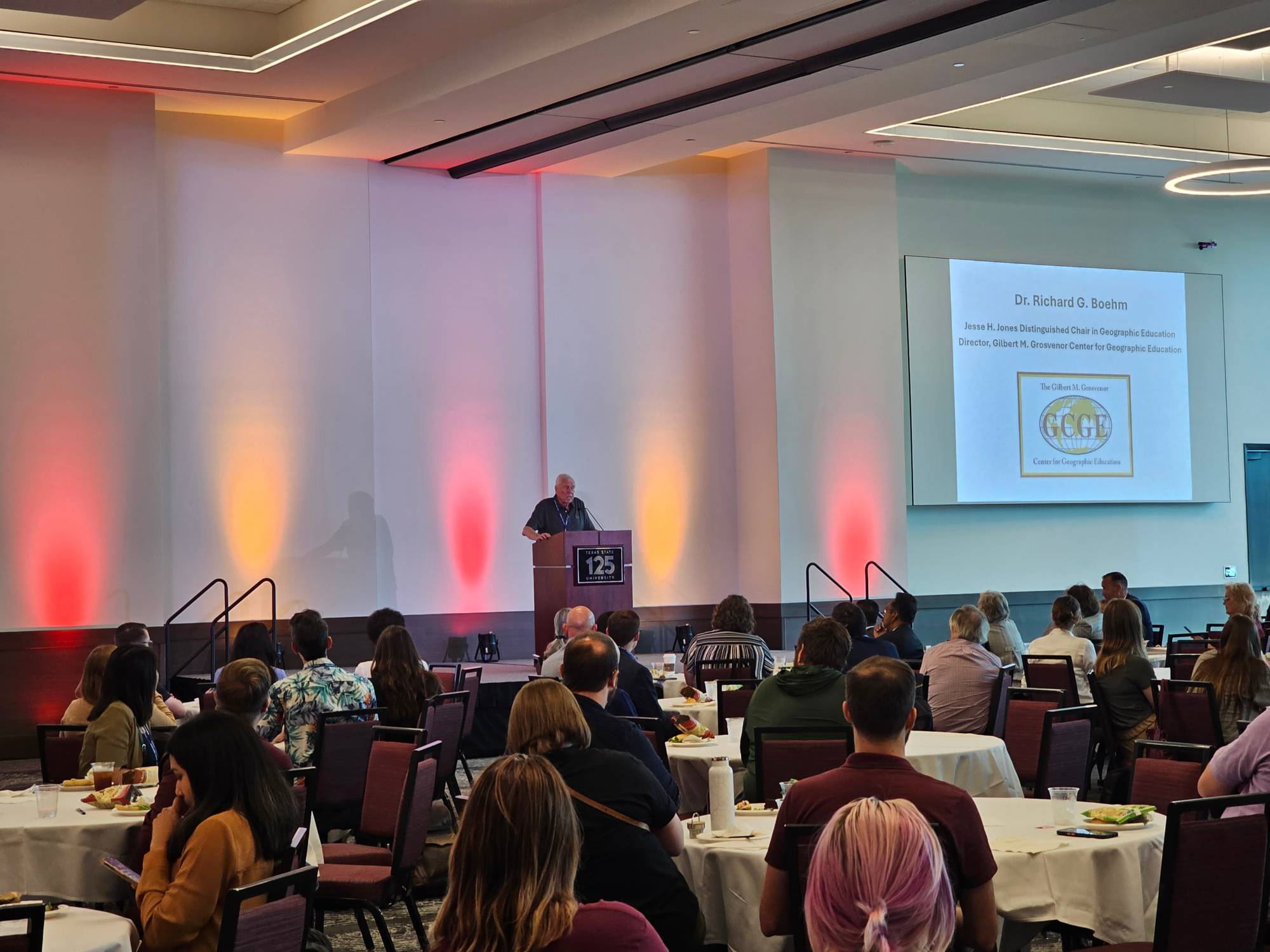 Boehm giving the keynote