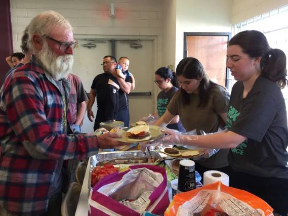 Photo of Community and Staff members at Southside Community Center