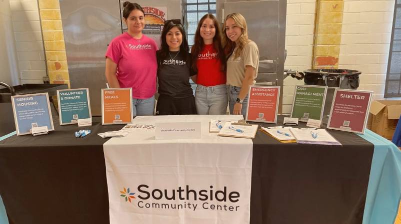 Photo of Community and Staff members at Southside Community Center