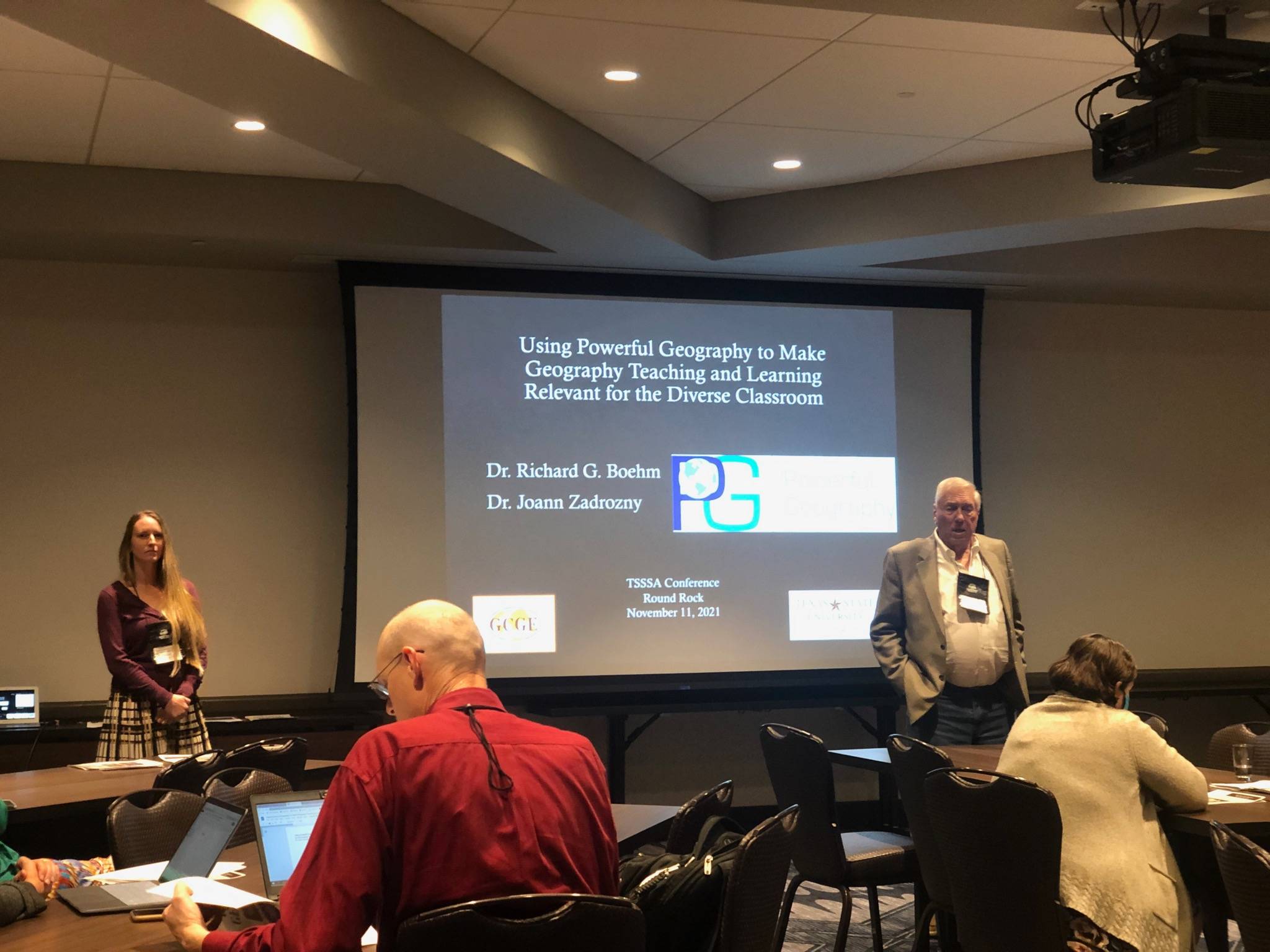 Drs. Zadrozny and Boehm presenting