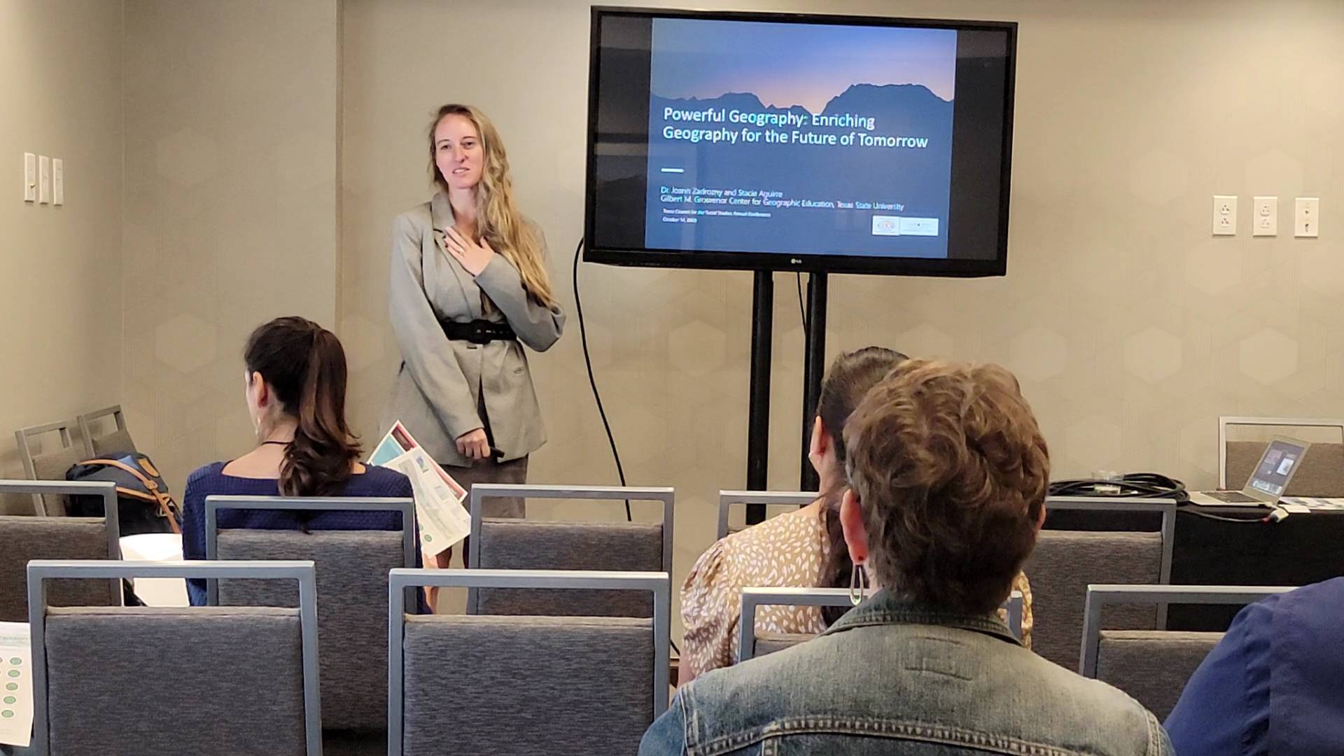 Dr. Zadrozny presenting