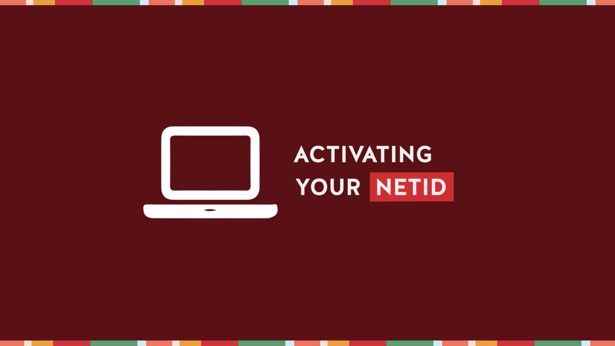 How to activate your Texas State Net ID