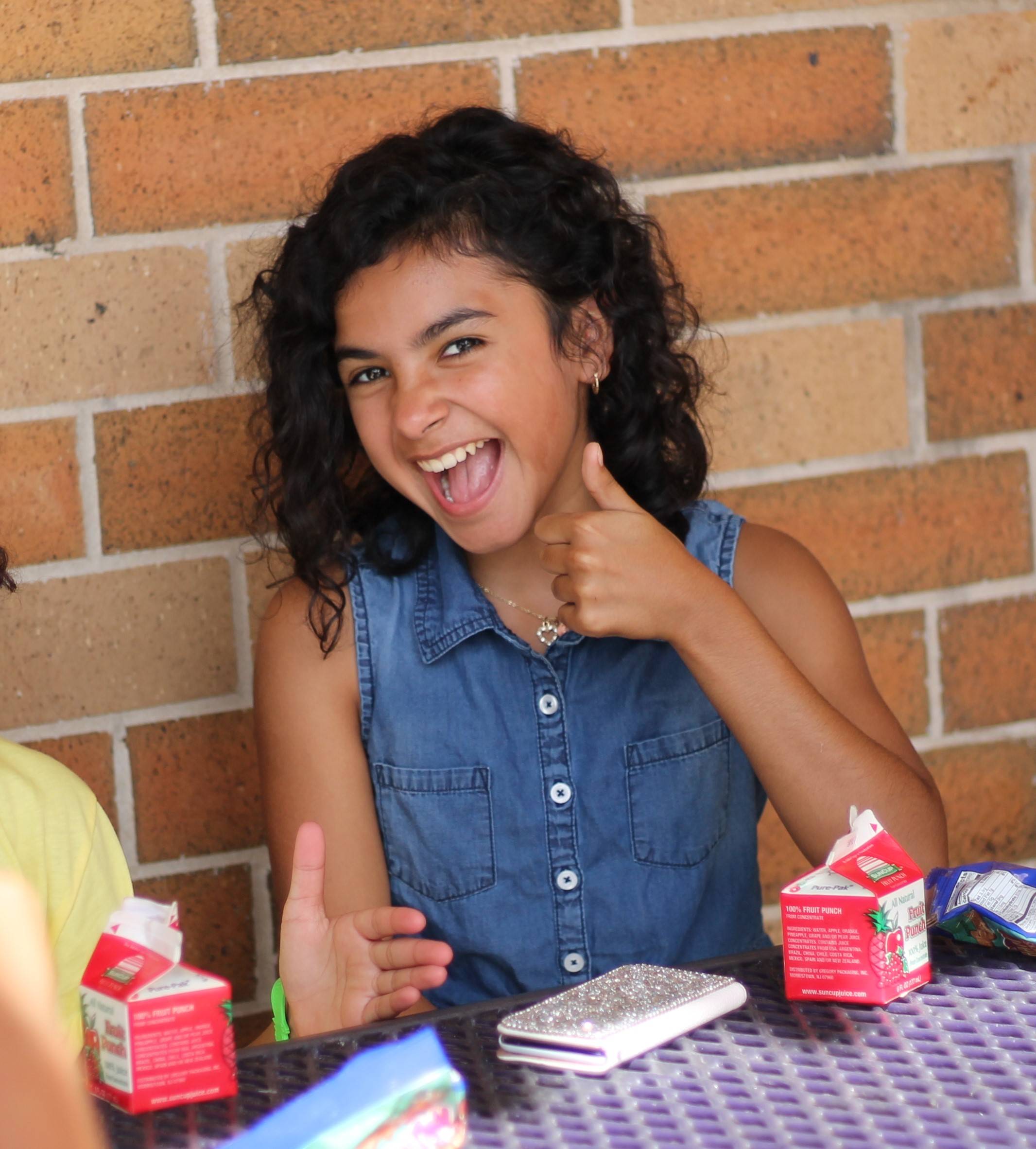 Thumbs Up Girl Mathworks Math Camps HSMC - JSMCR - JSMCH