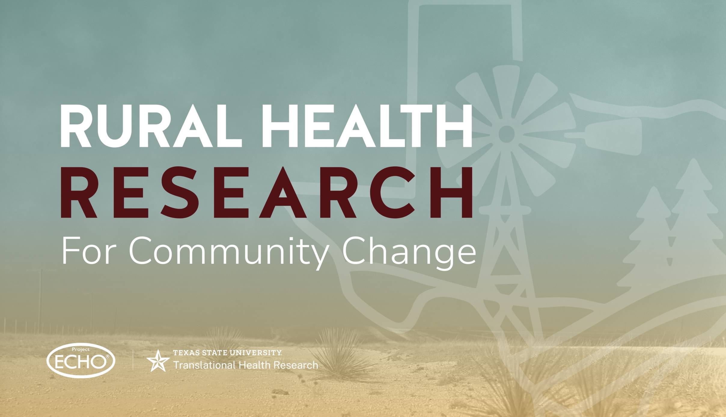 Rural Health Research for Community Change logo.
