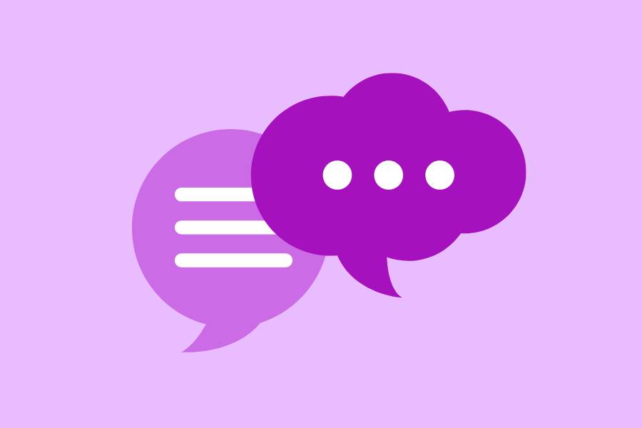 speech bubbles