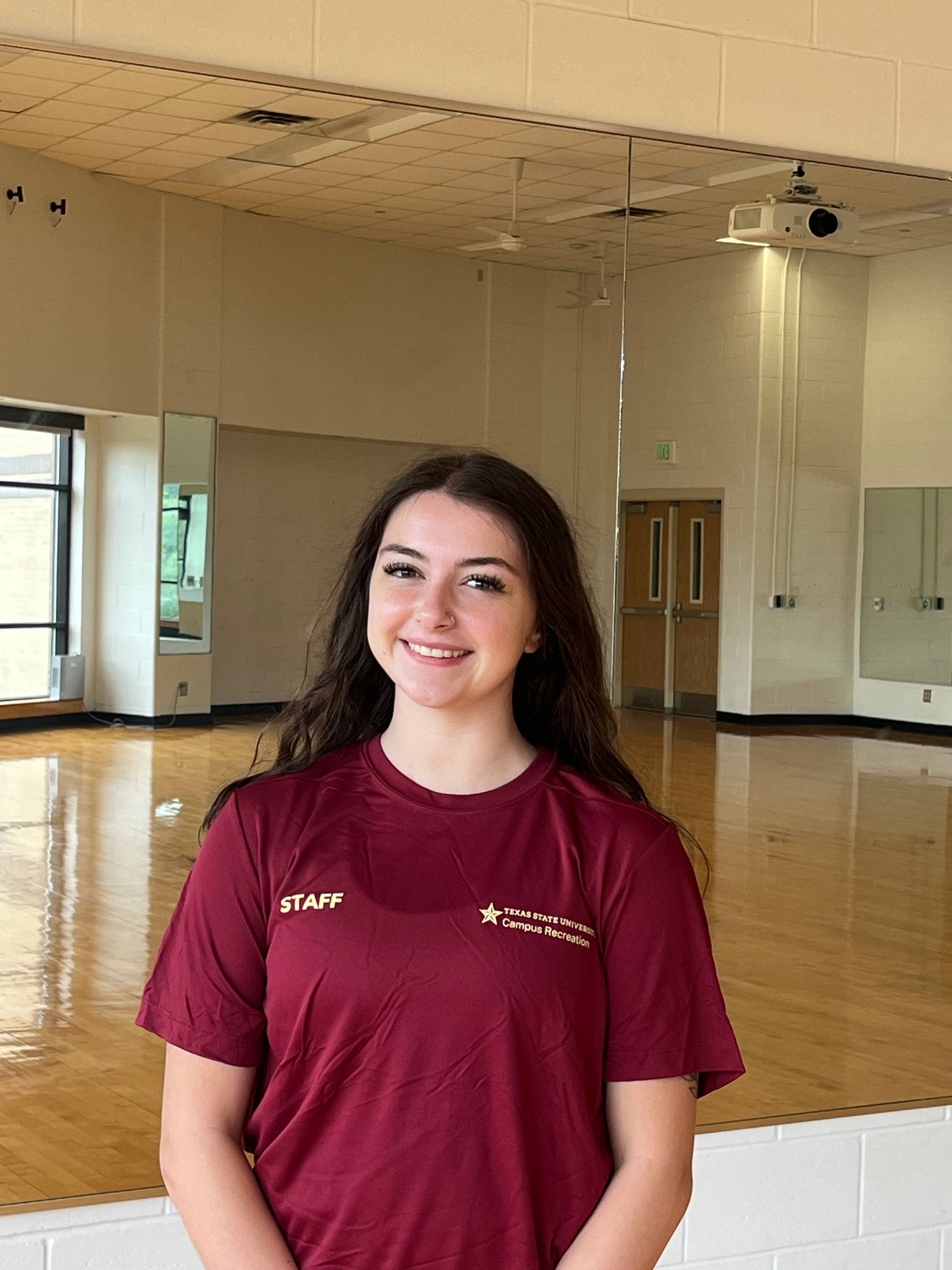 instructor smiling