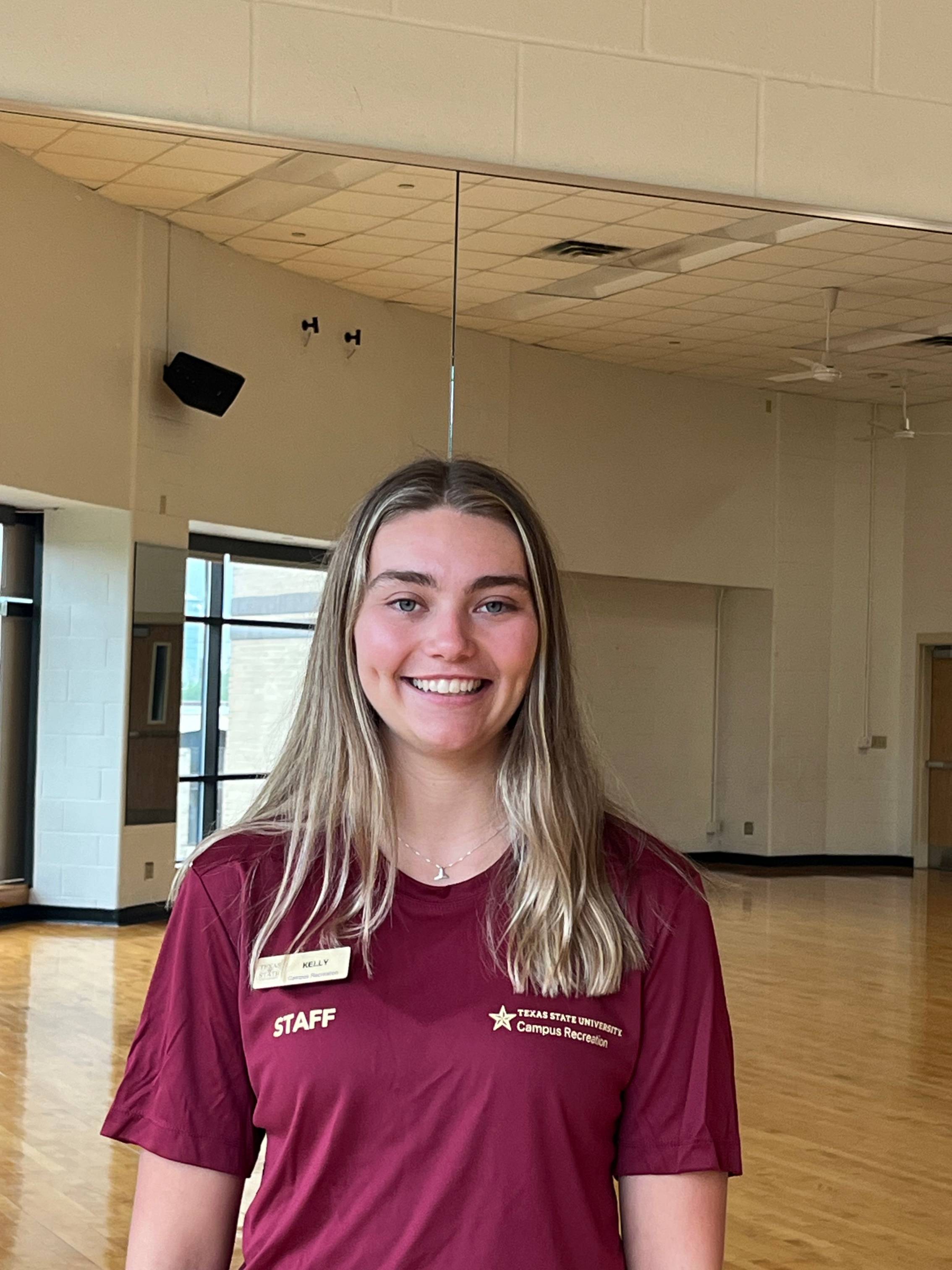 instructor smiling