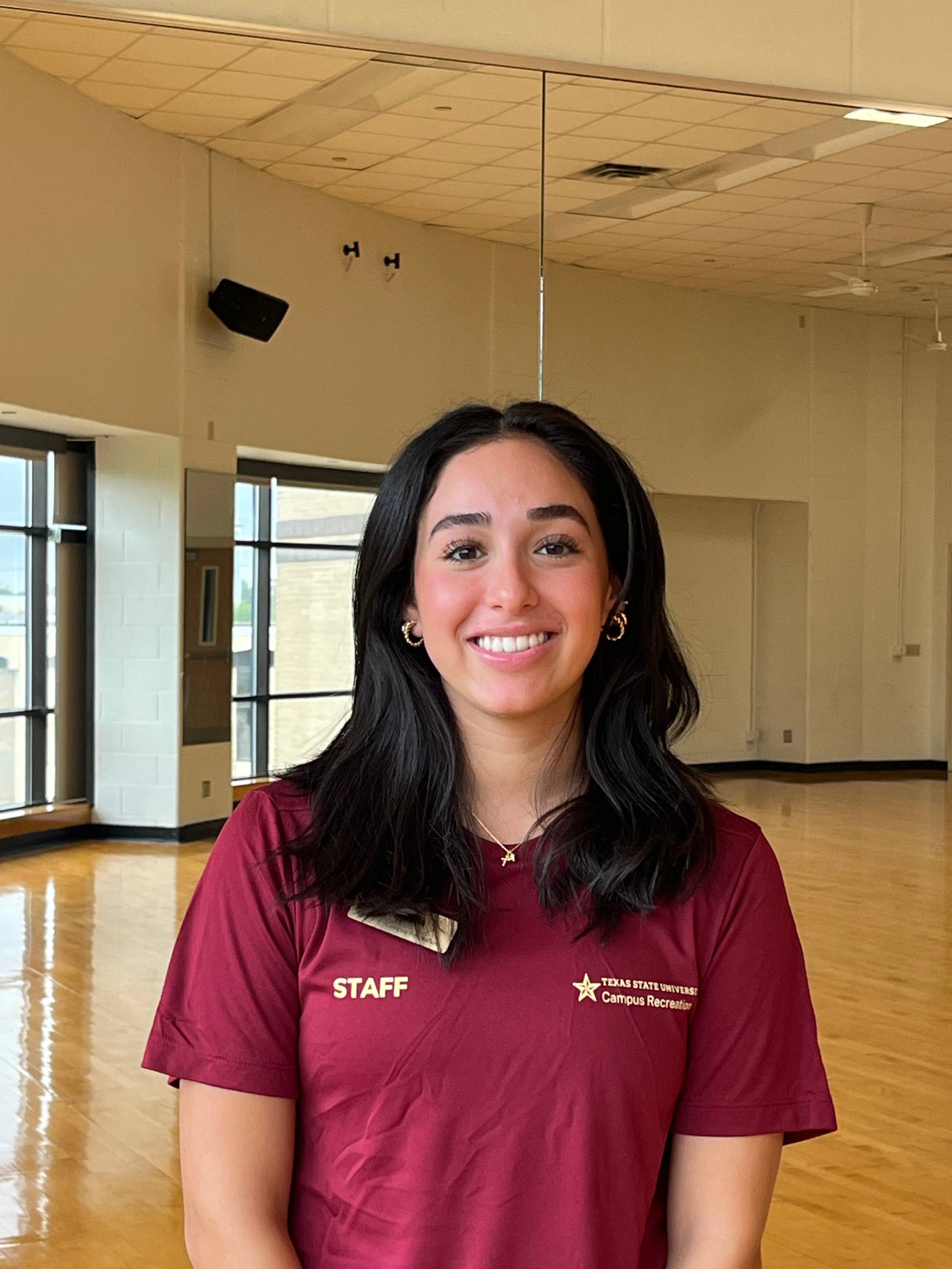 instructor smiling