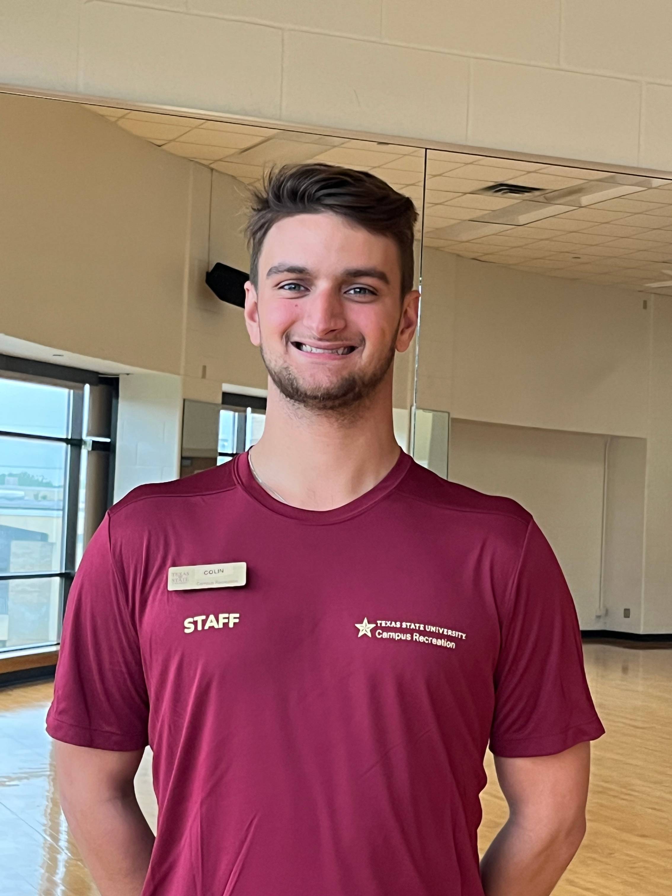 Instructor smiling