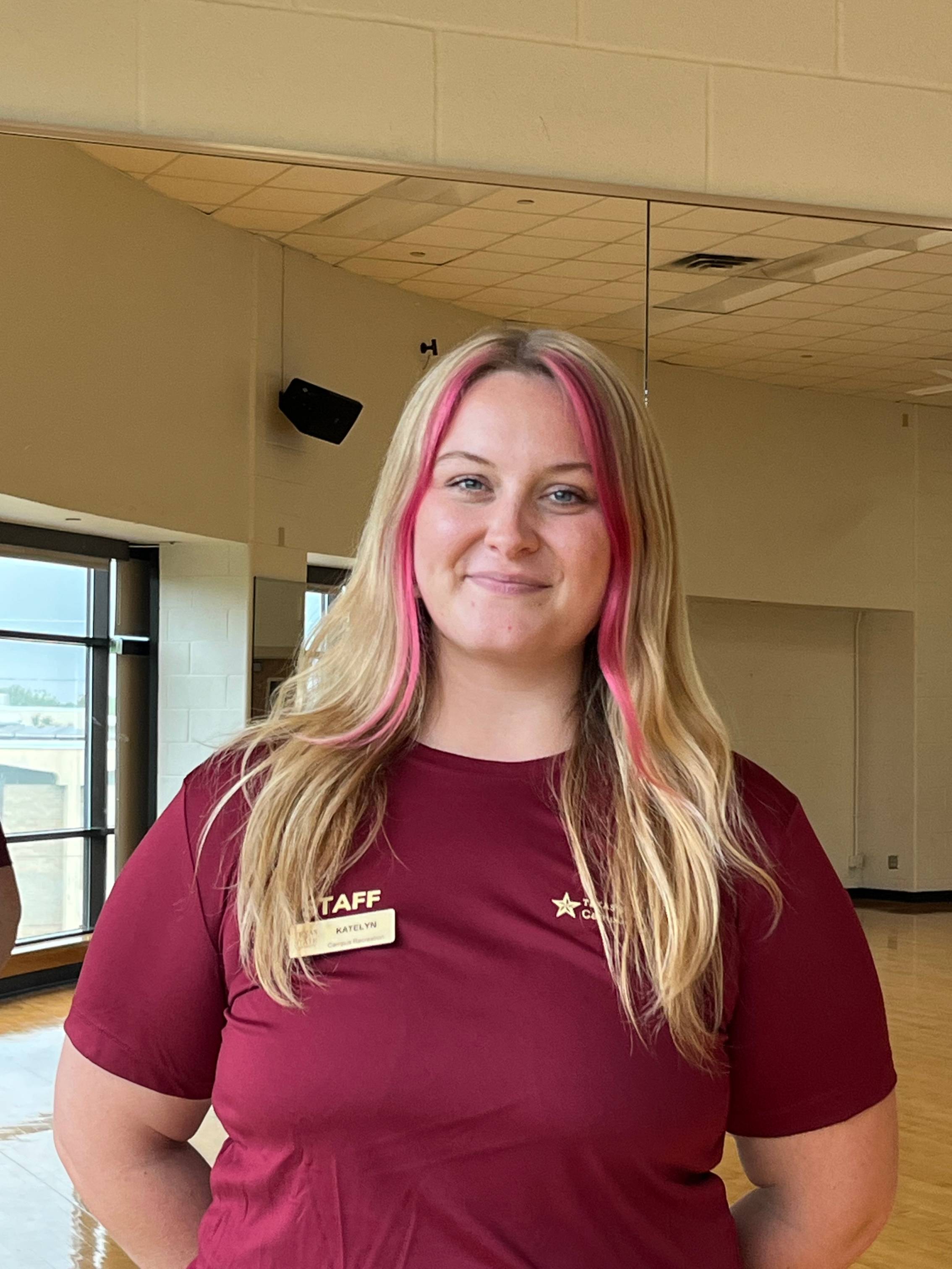 instructor smiling