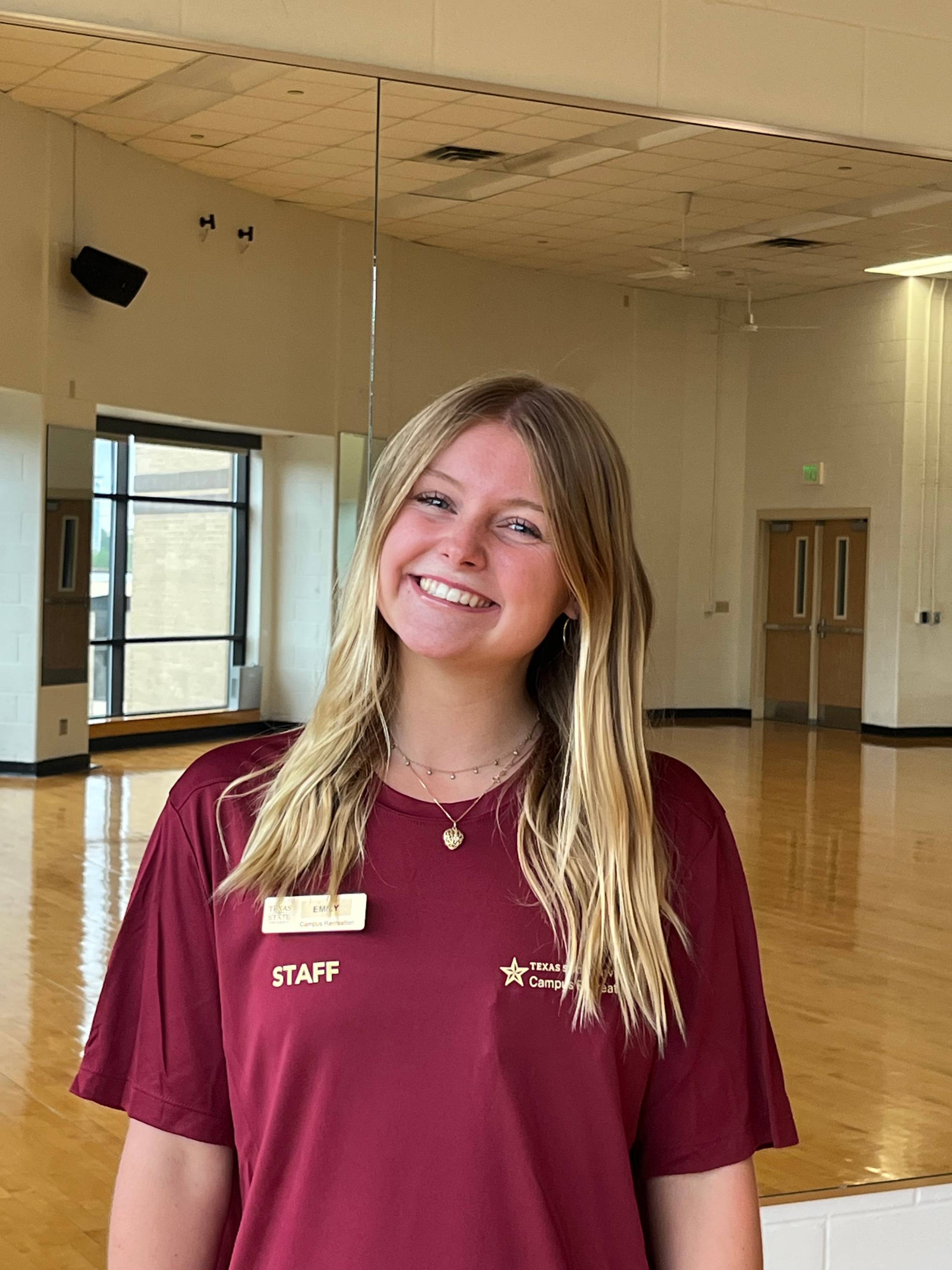 Instructor smiling