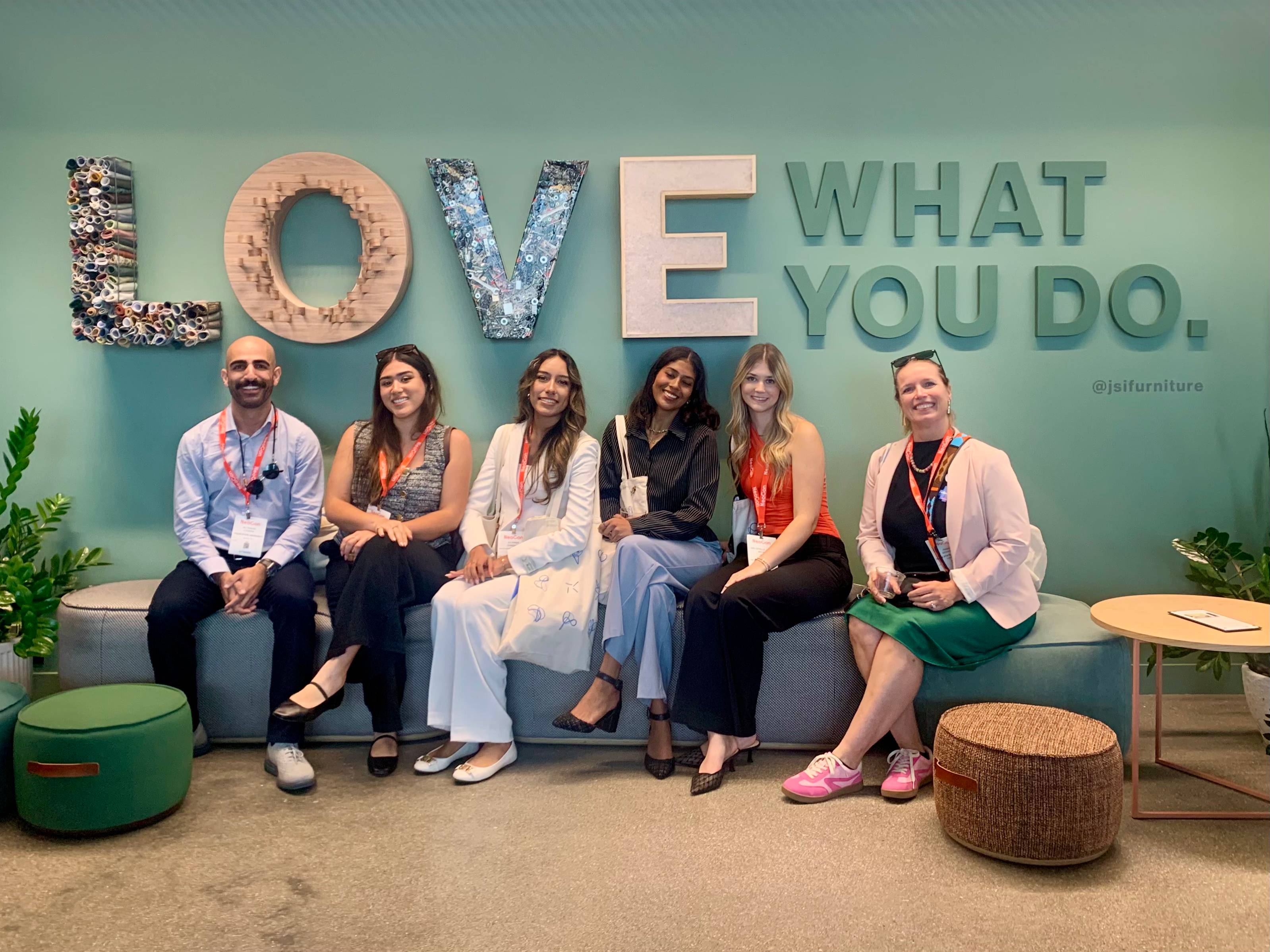 TXST Students at NEOCON in Chicago