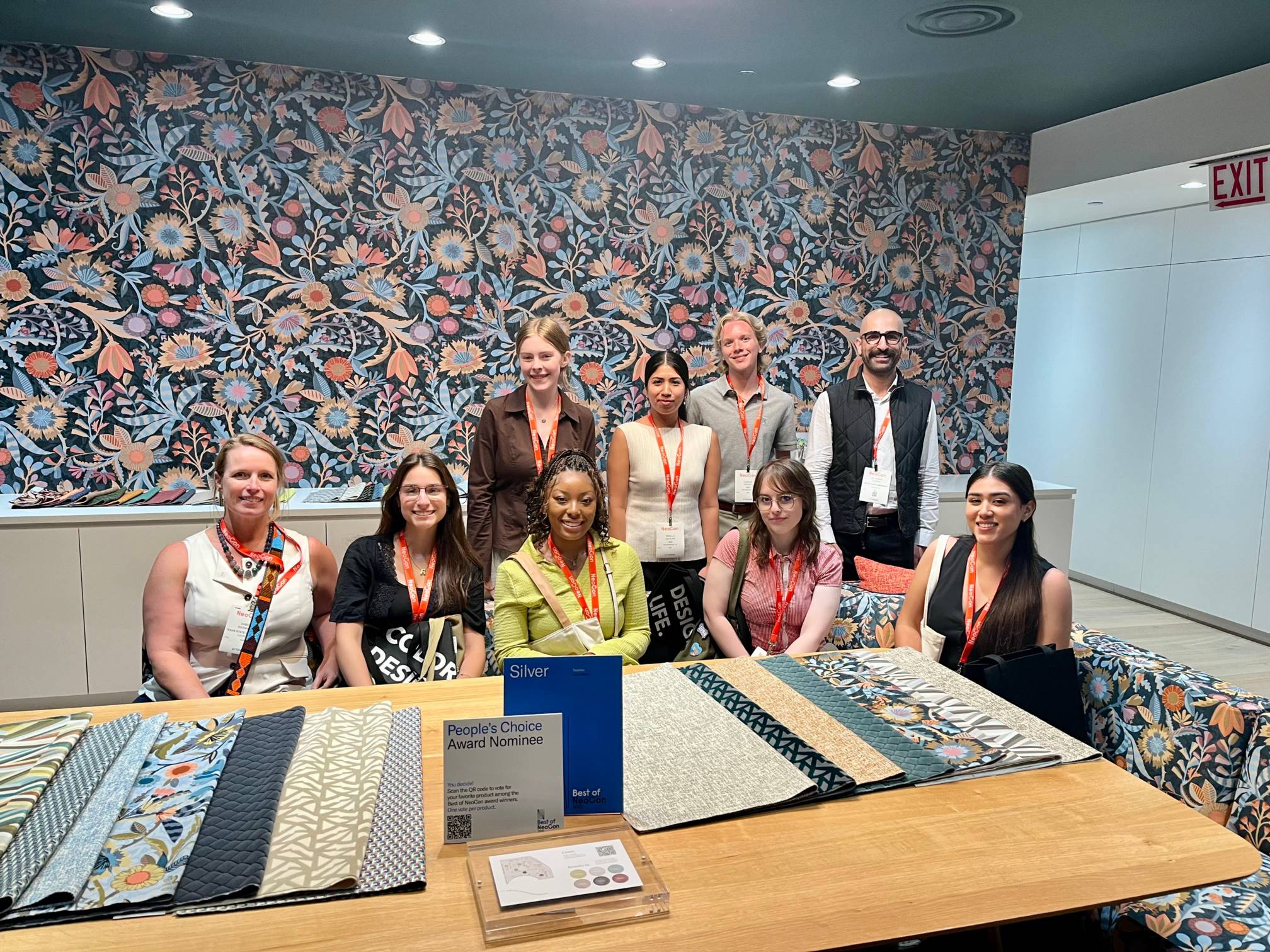 TXST students at NEOCON