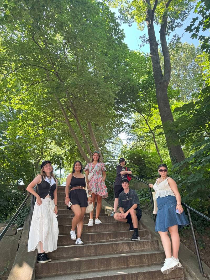 TXST students in Central Park