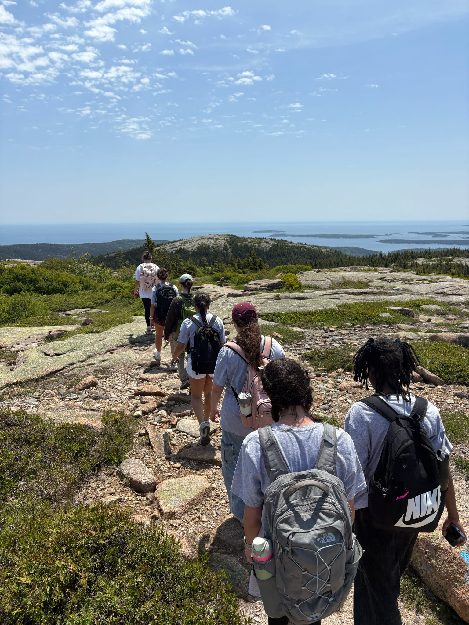 TXST SIA Students at Acadia NP
