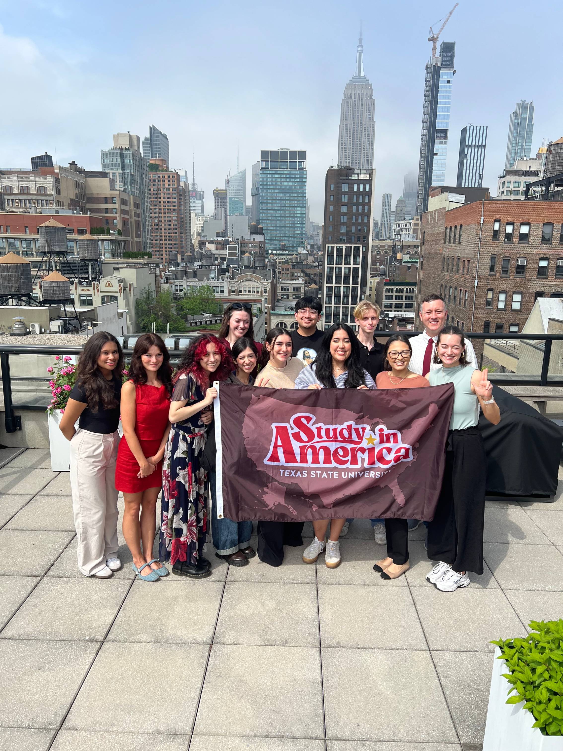 TXST students in NYC