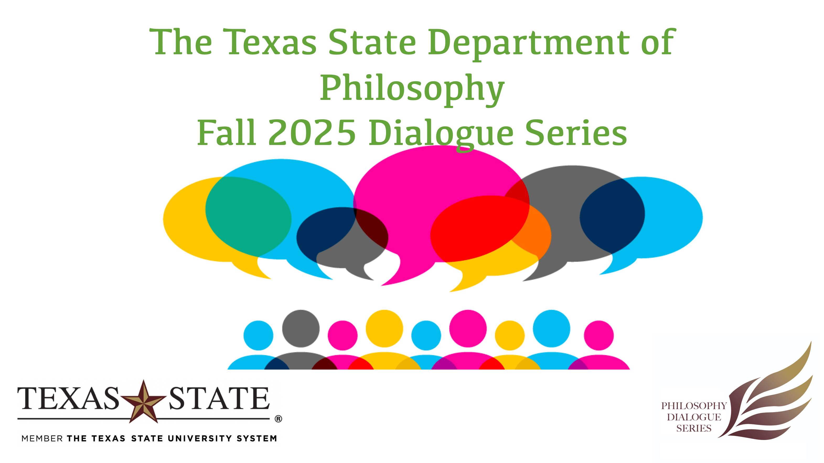 Fall 2025 Dialogue Series promotional slide