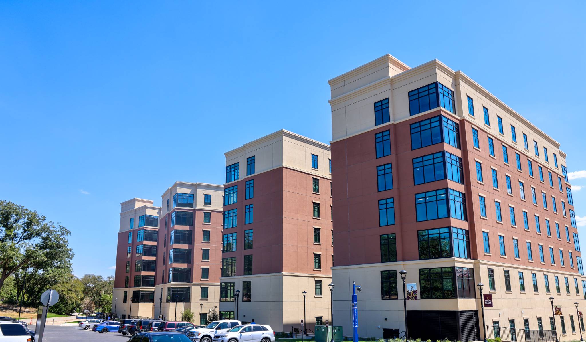 Exterior rendering of Richard A. Castro Hall