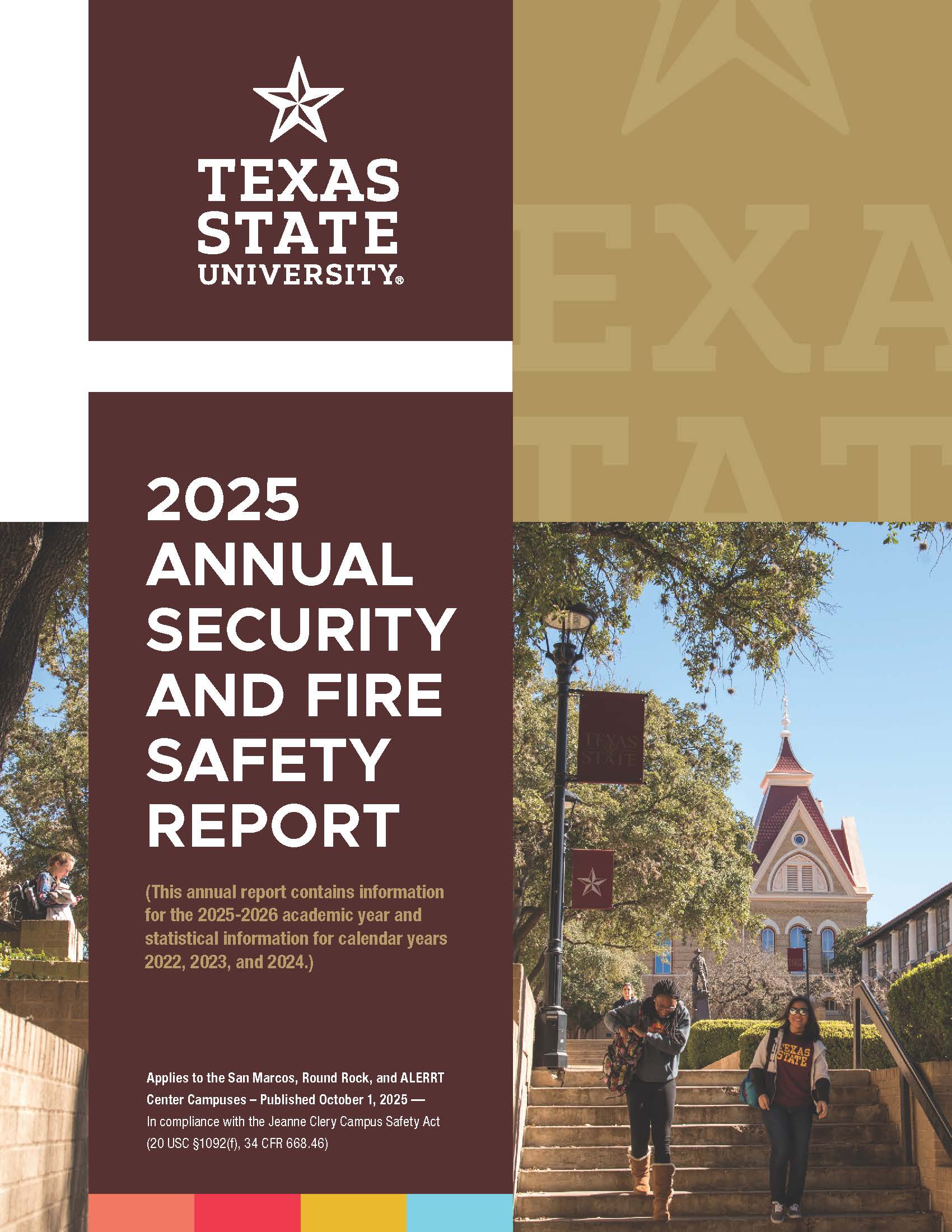 2024 ASFSR Front Cover, Black and White Image of Campus
