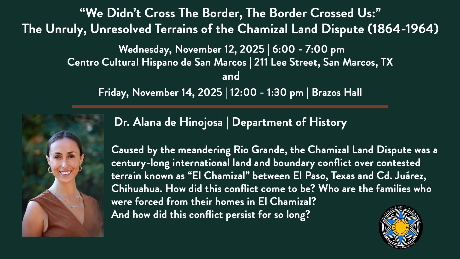 We didn't Cross the Border, The Border Crossed Us