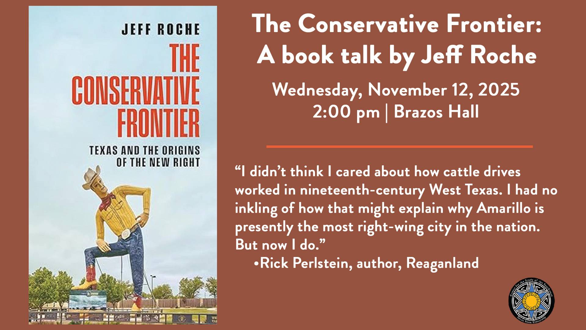The Conservative Frontier, Book Talk