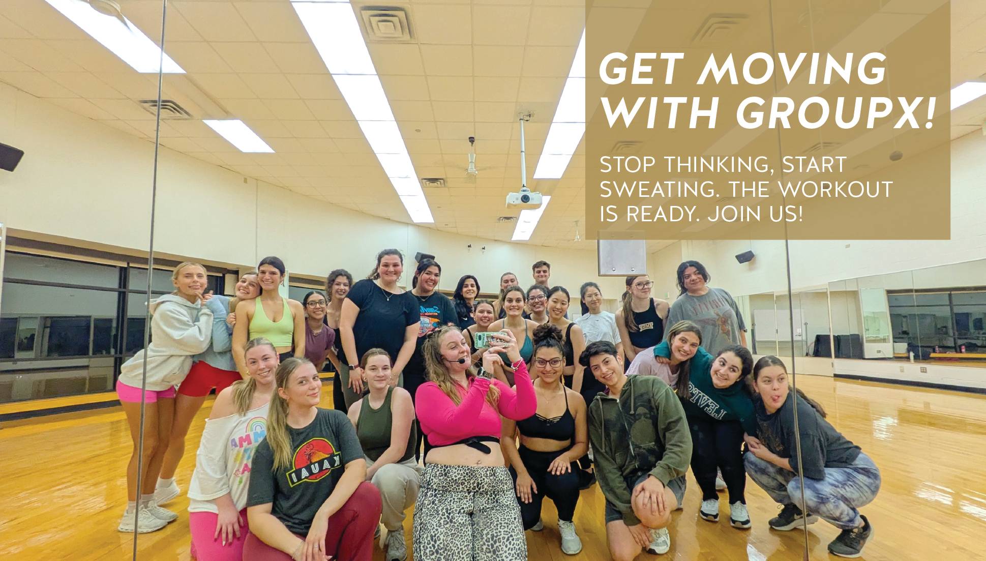 Informational Image about Group Exercise classes 