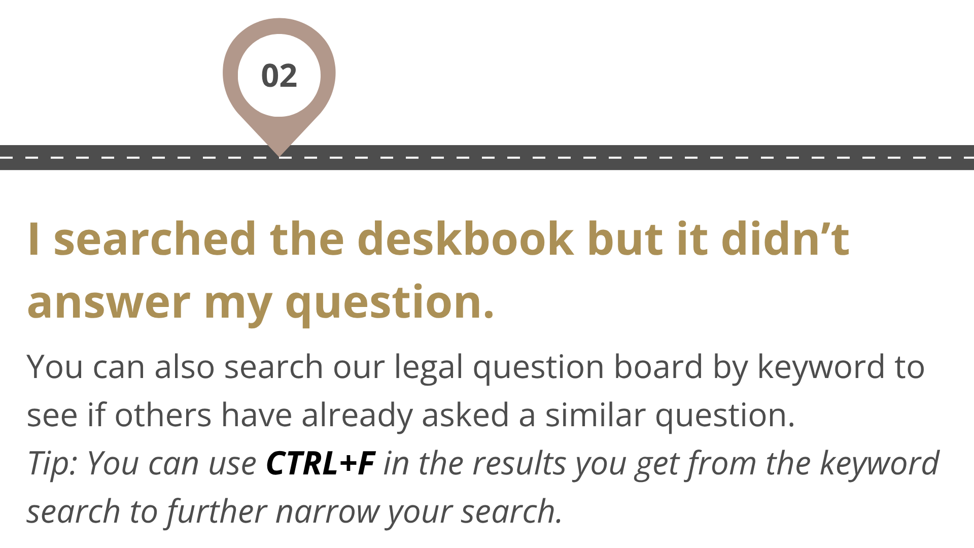 I searched the deskbook but didn't find an answer.
