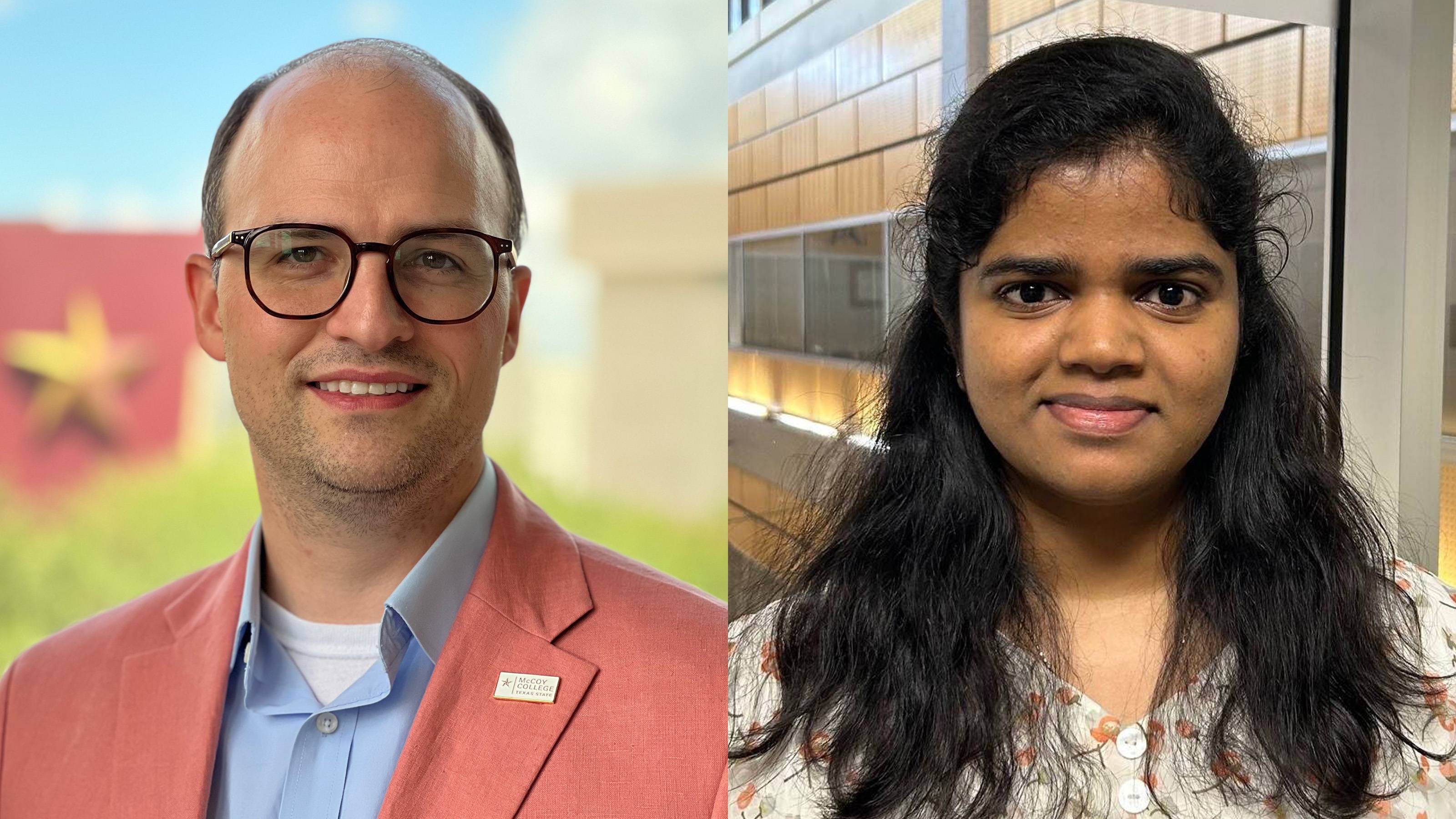 Joshua Schumm and Vaishnavi Ayyalasomayajula