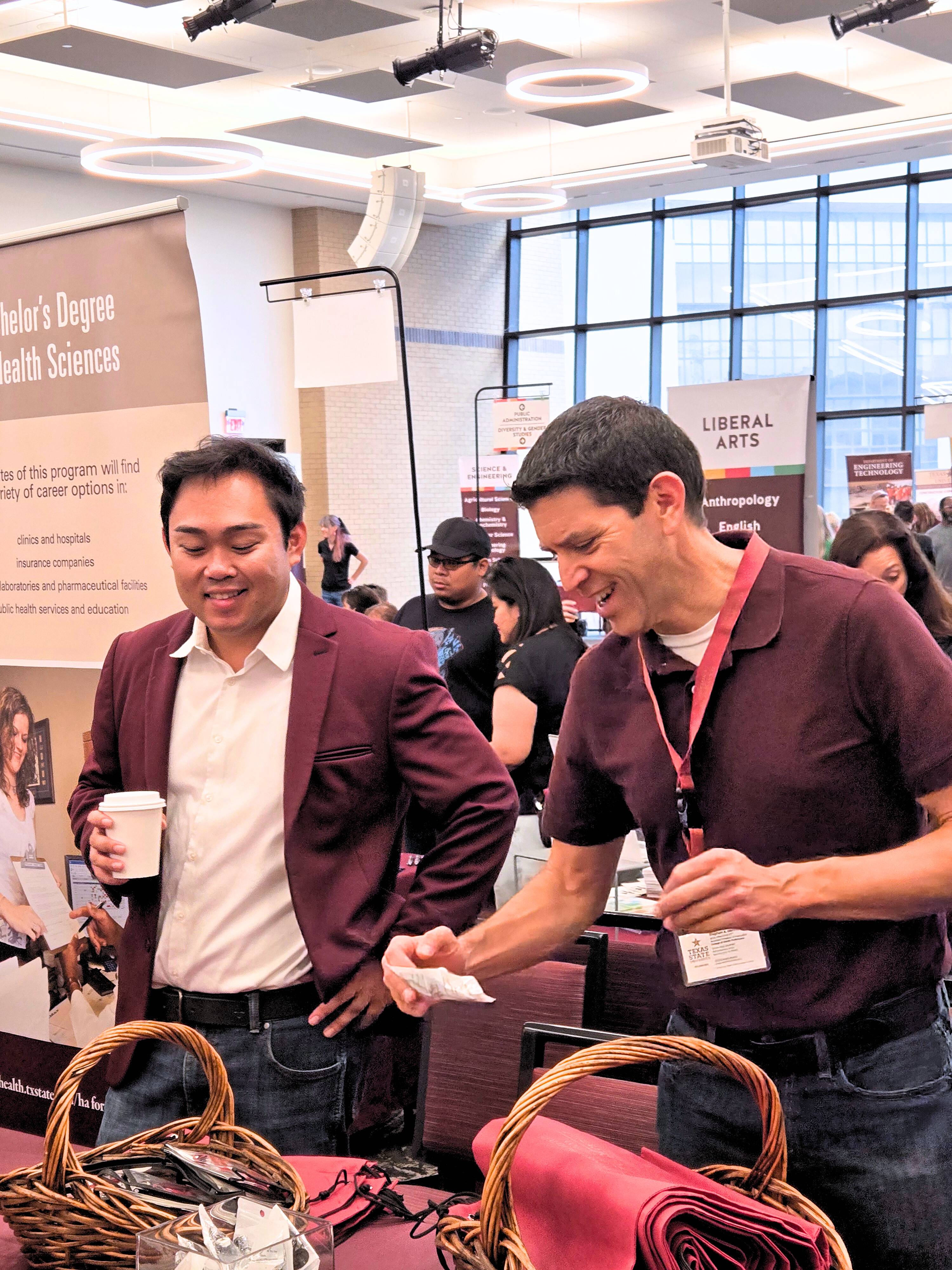 Dr. Kumura and Mr. Garcia at Bobcat Day 2025